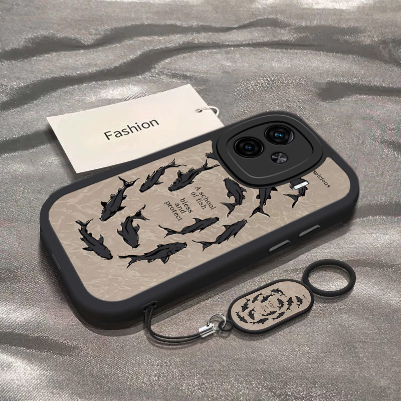 适用iqooz9turbo手机壳z8新款vivoiqooz7i英文锦鲤qooz6全包防摔ipooz5x/z3硅胶套icoou3xU5外壳iqooz1x男女