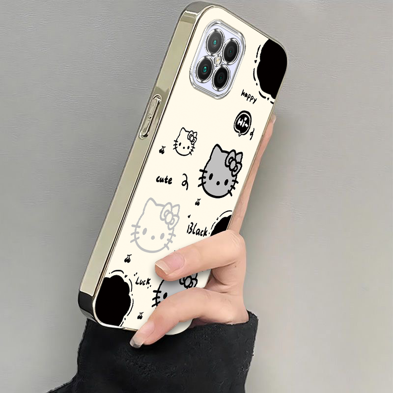 荣耀Play5手机壳play5tpro保护Play5t套KOZAL华为新款Honor外壳5t活力版软硅胶5活力全包防摔pla女电镀凯蒂猫