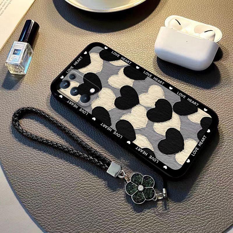 适用OPPOReno5Pro手机壳OPPO新款Reno套OPPOReon硅胶0PP0Ren05Pr0高级感OPPORone全包防摔Por5G男女爱心直边