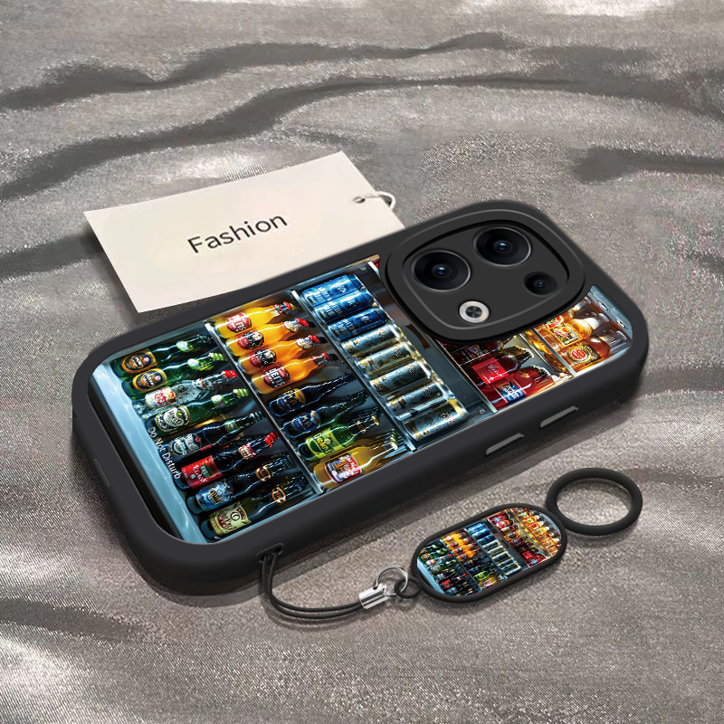 适用opporeno13/12pro手机壳11/10新款reno9pro+饮料冰柜reno8se/7/6硅胶套reon5k女rone4软reno3防摔2Z全包