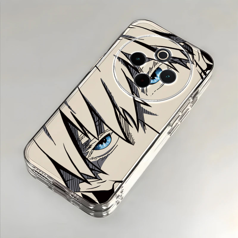 适用vivoy300pro手机壳y200新款Y100i五条悟y35y53s透明vovoy52s全包y31s标准版防摔y33s软y32t套y30g动漫