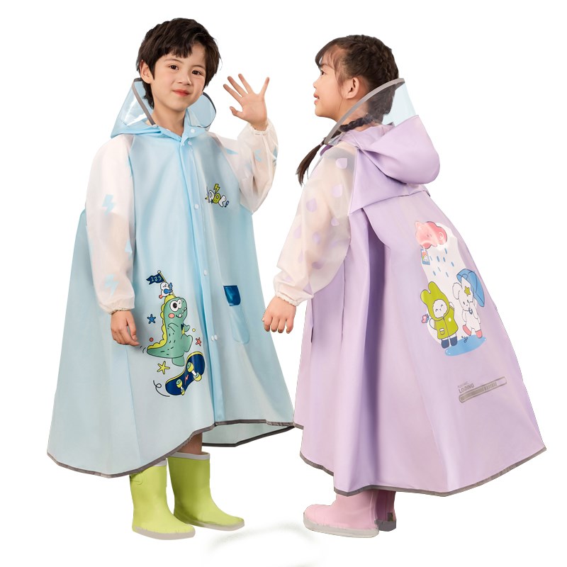 儿童雨衣小学生专用男o童女童防水2024新款幼儿园男孩女孩上学雨