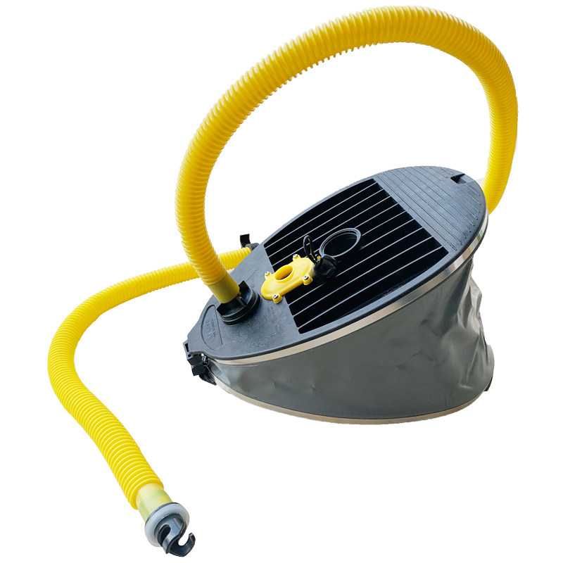 大充气量气压表高压脚踩脚踏x充气泵打气筒充气船冲锋舟充吸两用