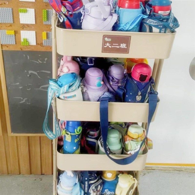 幼儿园保温水杯置物架书包存放架户外手推车储P物架婴儿用品储物,收纳整理,整理架/置物架/收纳架,淘宝优惠券,粉丝福利购,淘宝优惠卷