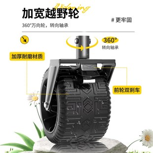 户外露营车可折叠野餐聚拢手推车旅行野营M拖车摆摊便携营地小推