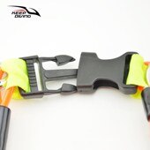 潜水专用不锈钢弹l簧电筒失手绳水下相机防丢绳潜水配件伸缩绳