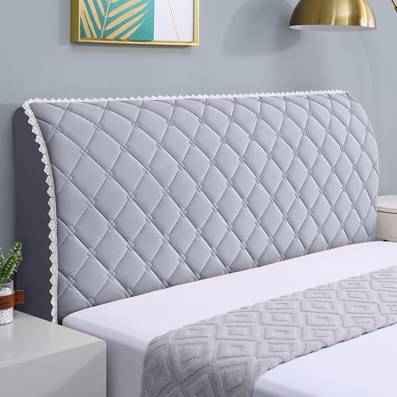 2023新款加厚夹棉床头套罩弹力软包靠垫床头罩木板欧式Z床头防撞