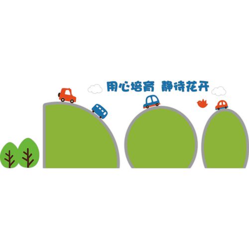 幼儿园墙面装饰楼梯大厅环创主题布C置材料作品展示板毛毡文化走