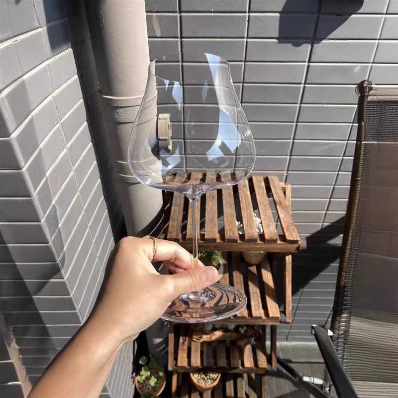 出口品质轻奢感官杯水晶玻璃红白C葡萄酒杯细杆勃艮第品鉴红酒杯
