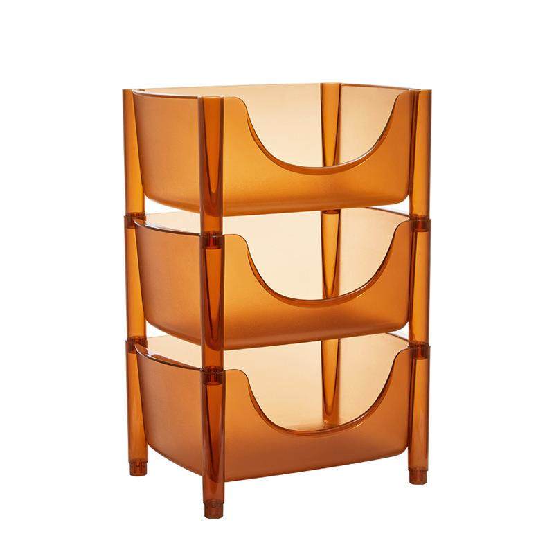 亚克力多层零食储物架小推车置物架家用网红多用途移动收纳波比柜,收纳整理,书桌收纳置物架,淘宝优惠券,粉丝福利购,淘宝优惠卷