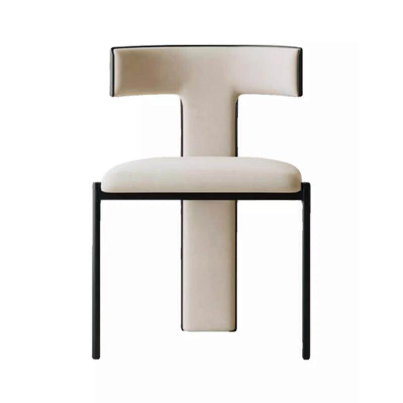 意式极简设计师餐椅现代简约家用书桌靠背椅酒店样板房高级感餐椅