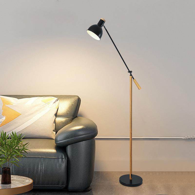 简约美式金属led落地灯长臂折叠纹绣立式客厅铁艺学习护眼书房灯,家装灯饰光源,装饰落地灯,淘宝优惠券,粉丝福利购,淘宝优惠卷