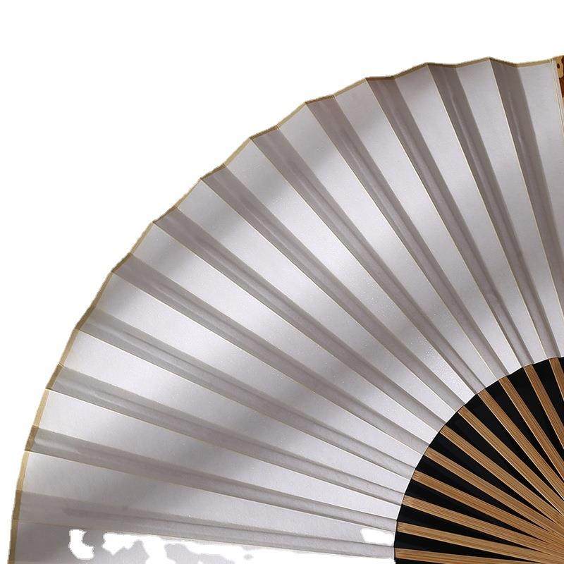 梅妃折扇男古风凤眼梅鹿香妃宣纸扇古风宣纸折扇蜡染洒金扇子