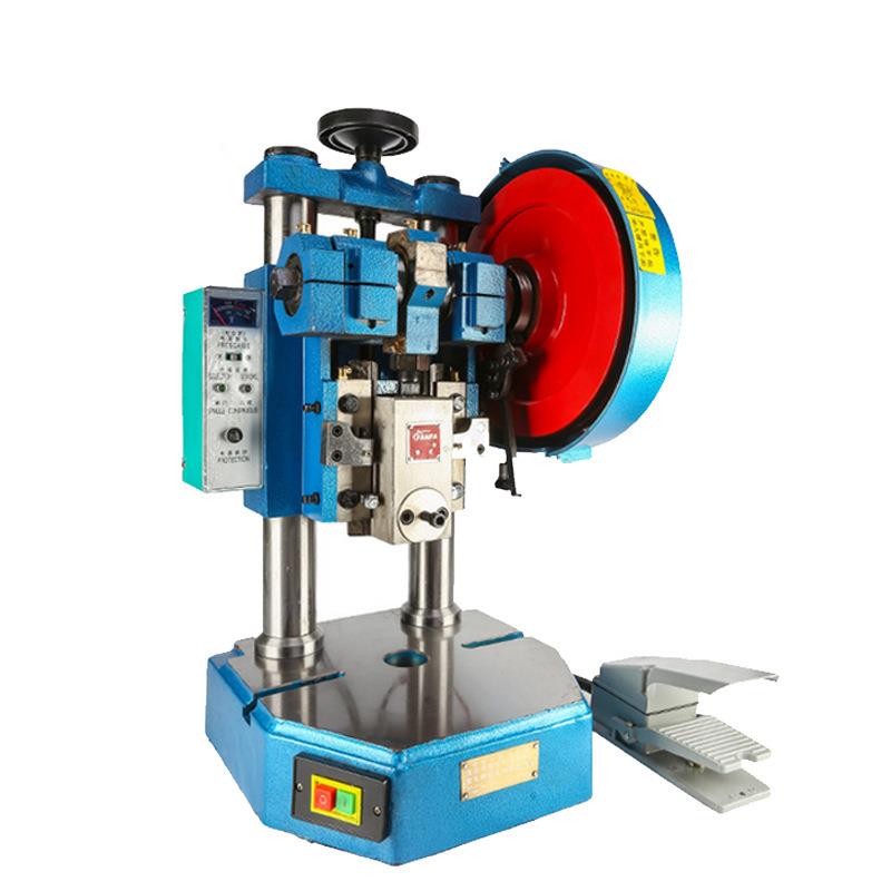 JB04-1T双柱手动脚踏双用冲压机小型压力机台式电动冲床
