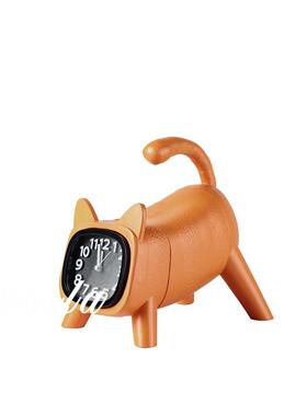 简约卡通可爱时钟表摆件儿童房样板间座钟台钟电视柜床头软装饰品