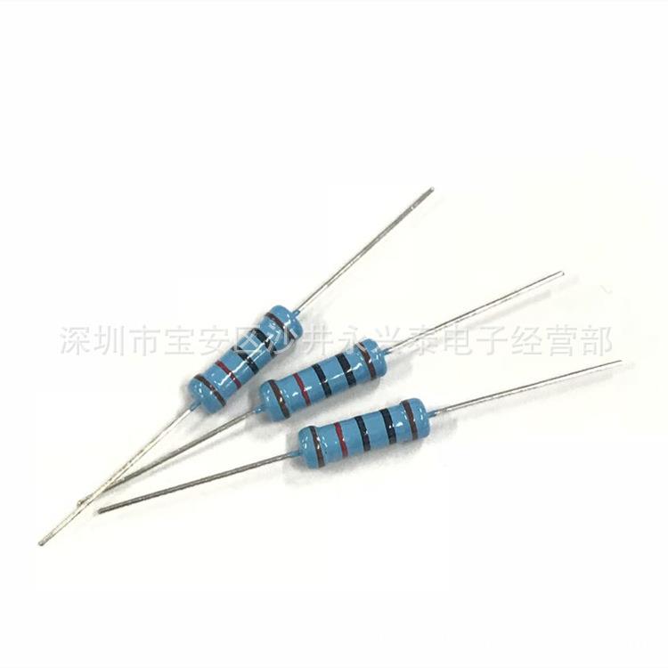 2W阻值27R欧姆插件色环电阻27R误差1%精密散装电阻元件配单