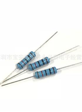 2W阻值27R欧姆插件色环电阻27R误差1%精密散装电阻元件配单
