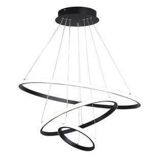 现代简约客厅吊灯创意个性餐厅led吊灯北轻欧奢圆形酒店吧台吊灯