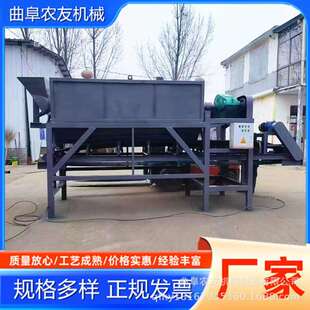 现货100升金属件除锈六角抛光机打磨工艺品石头去菱角滚筒干磨机