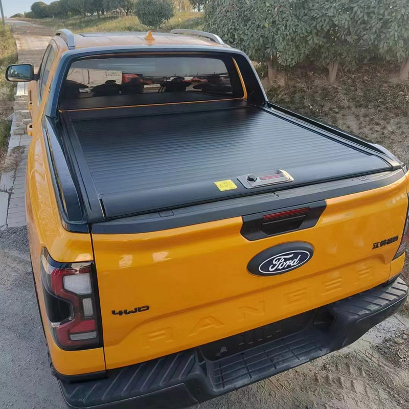 适用Tundra Tacoma 皮卡卷帘盖后备箱推拉平盖 Manual Roller Lid图片