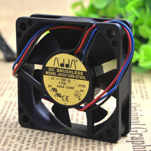 ADDA 6015 6CM 12V 0.11A 6厘米 CPU电源散热风扇 AD0612MB-D76GL