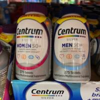 美国Centrum善存银片中老年人50岁+男女士复合维生素200/275粒