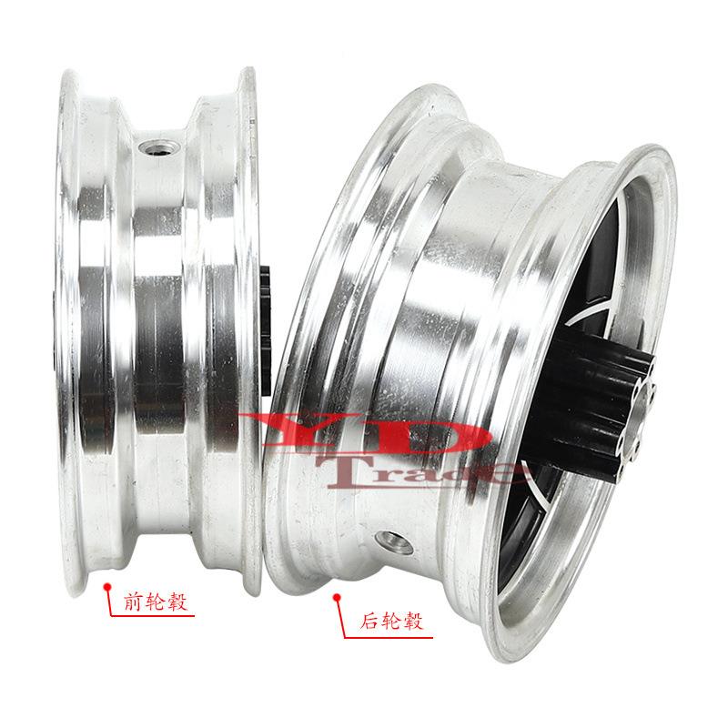 小型摩托寸车90/65-8跑0/65-89轮胎13车0/50-8铝合金轮毂8寸轮圈