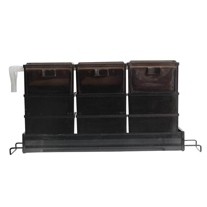 滴流盒抽屉式外置大盒鱼缸四层雨淋管过滤器顶部上滤滴水干湿分离