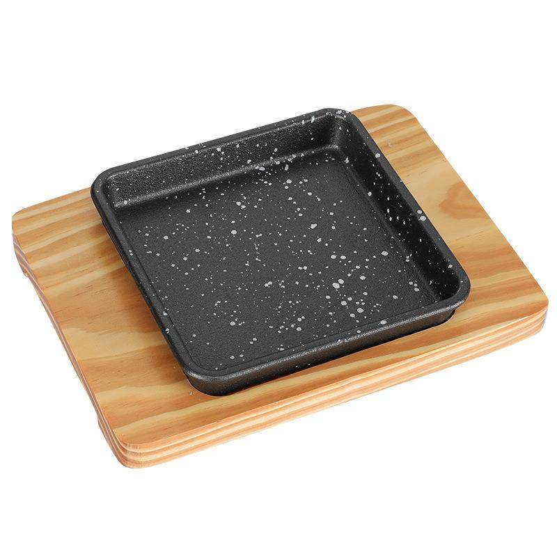 韩式铁板烧盘加厚铸铁烤盘不粘锅餐厅牛排盘家用电磁炉烤肉盘商用,户外/登山/野营/旅行用品,烧烤盘,淘宝优惠券,粉丝福利购,淘宝优惠卷