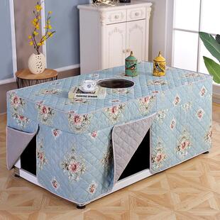 茶几罩加厚烤火桌罩长方形家用烤火罩暖炉罩套取暖桌罩电烤火王之