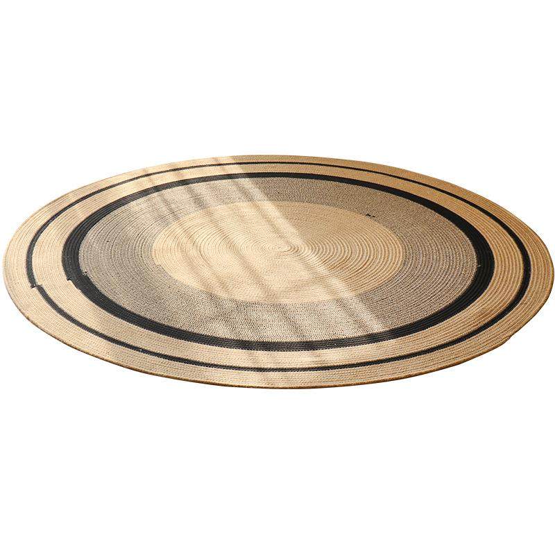 手工编织黄麻地毯客厅茶几圆形地垫卧室民宿床边毯服装店装饰简约,居家布艺,地毯,淘宝优惠券,粉丝福利购,淘宝优惠卷