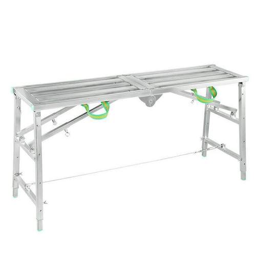 双支撑40厘米方管踏面施工梯折叠马凳折叠脚手架便携式施工平台稳