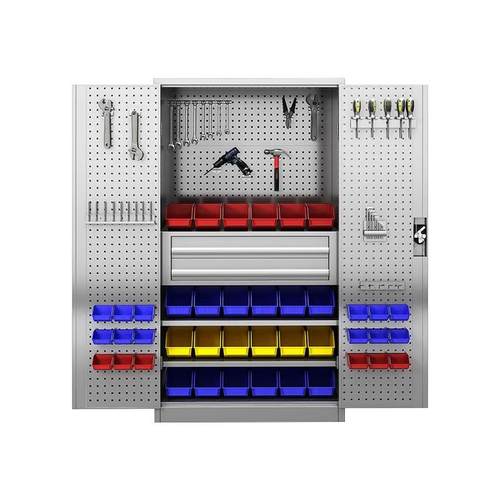 不锈钢重型工具柜工厂汽修车间五金零件储物收纳柜加厚抽屉柜带锁