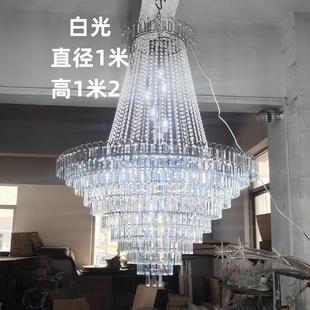 饰灯 铁艺电镀水晶灯婚庆用品水晶吊灯高尚大气装 新款 婚礼堂欧式