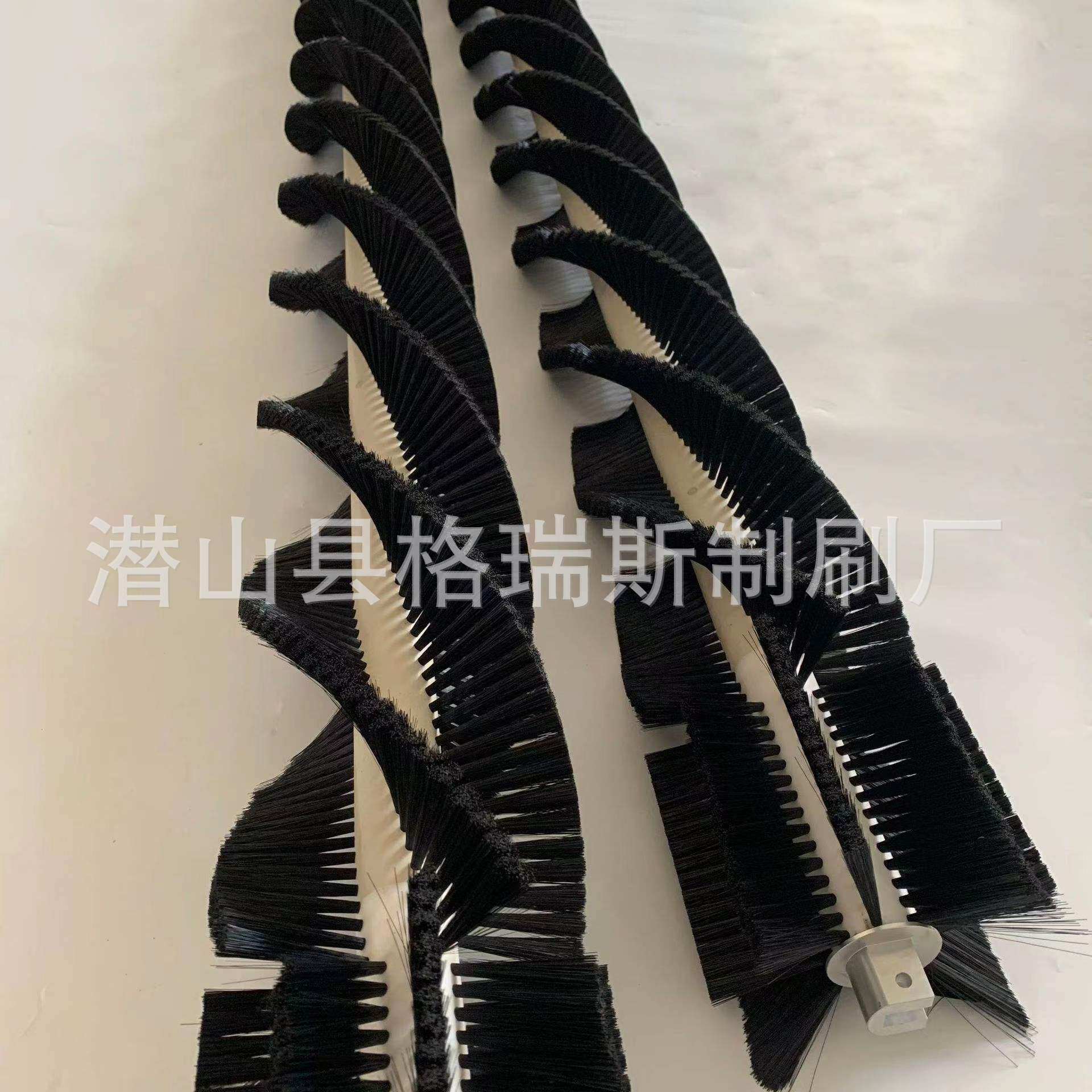 工业毛刷除尘毛刷辊智能机器人太阳能板光伏板清洗植毛滚刷