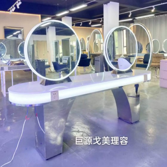 理发镜台网红镜台发廊专用高档单面四面双面六面剪发烫染镜台柜子