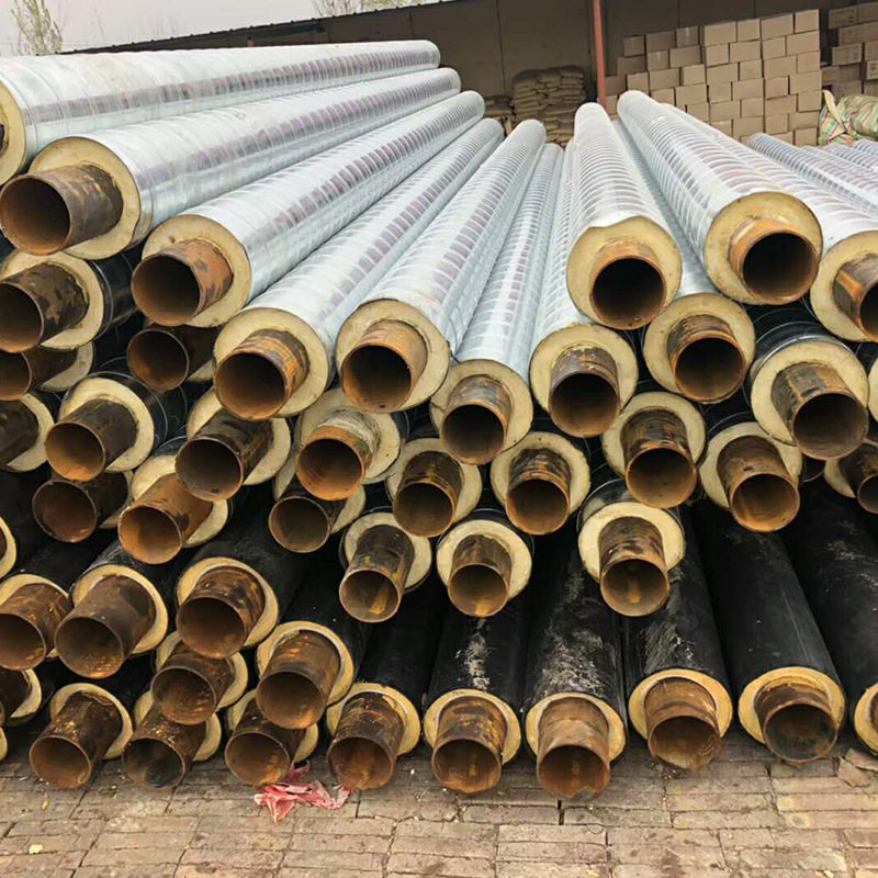 加工定制直营架空保温管道铁皮发泡镀锌铁皮聚氨酯保温管