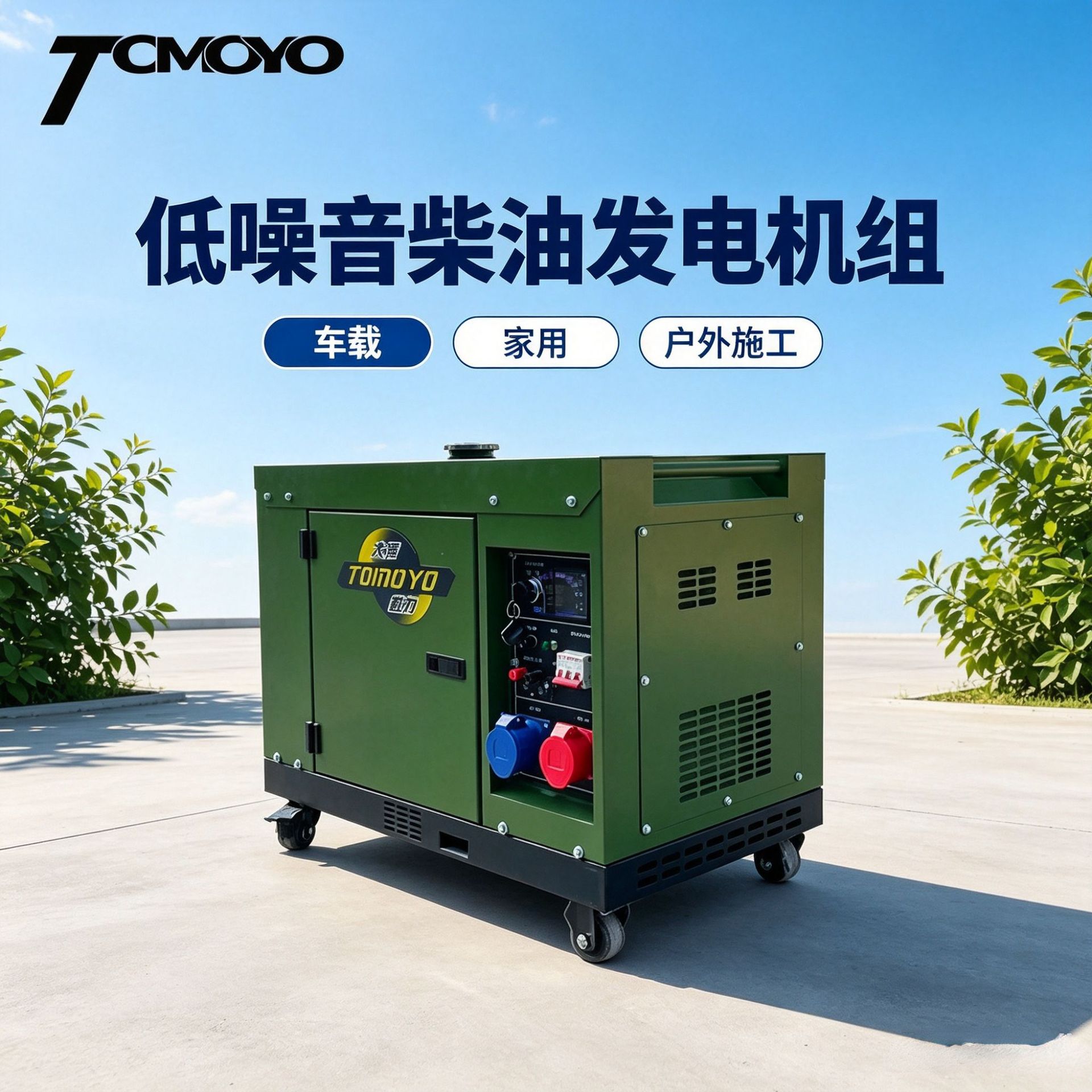 车载小型3KW-6KW8KW高原柴油发电机组低温预热-35度使用