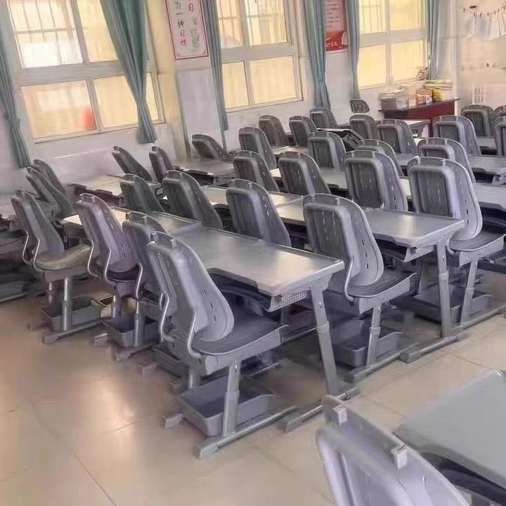 儿童课桌椅可折叠手摇升降午睡