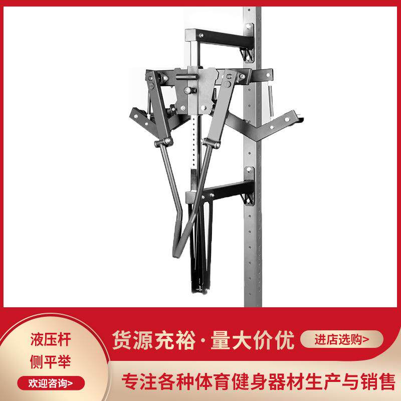 侧平举训练器三角肌中束后束训练健身房专用训练器商用深蹲架配件
