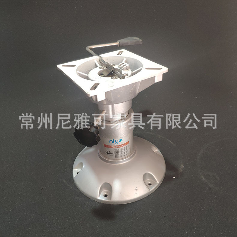 铝合金支撑脚船用座椅可订置不锈钢可调节脚游艇座椅底座