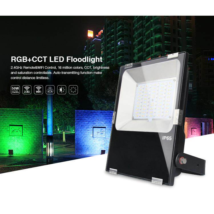 MILIGHT50WRGB+CCTLED投光灯AC86-265VFUTT02