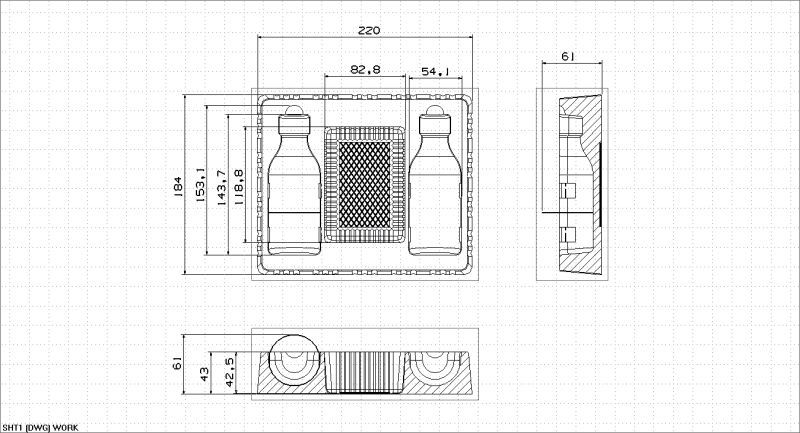 设计吸塑包装效果图塑料内托排版定-制 吸塑模具吸塑包装制作
