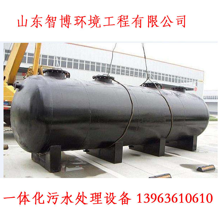 智博 地埋一体化污水处理设备 社区街道一体化生活污水处理设备
