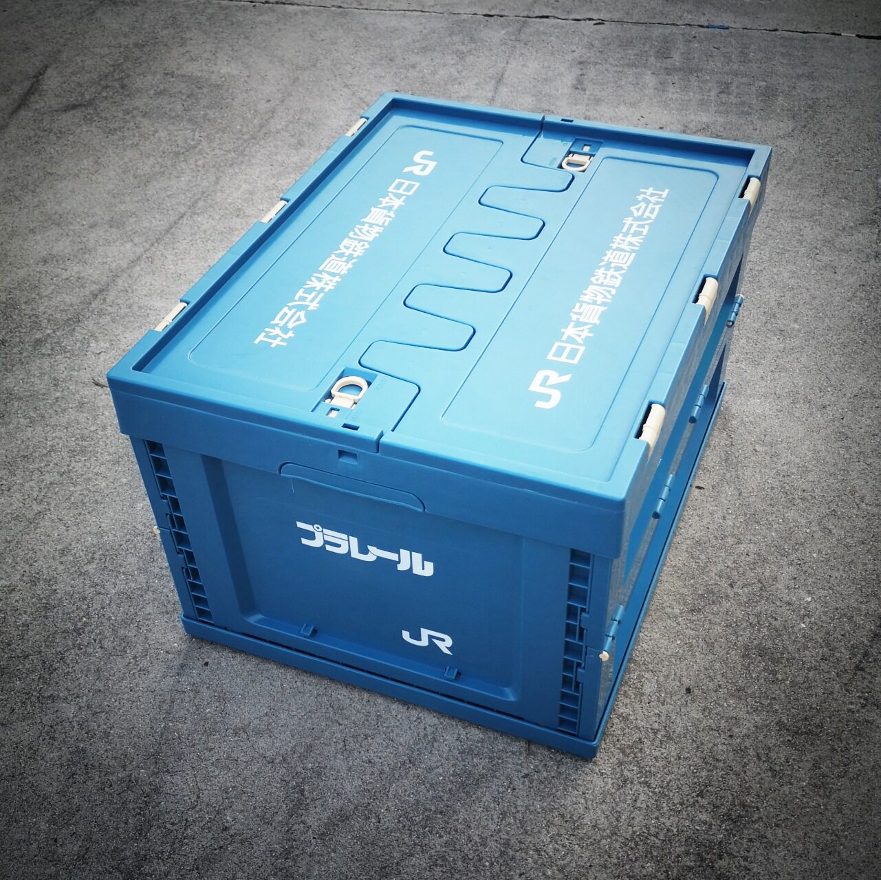 JR收纳箱日式折叠箱车用储物箱 塑料整理箱收纳盒 户外露营置物箱