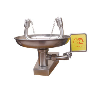 安全／双口／防护／标识／图片／90906630挂壁式洗眼器上海红安