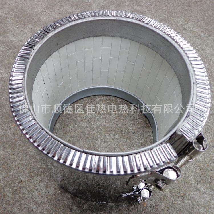 不锈钢陶瓷电加热圈注塑料机发热圈电热圈高温干烧加热器
