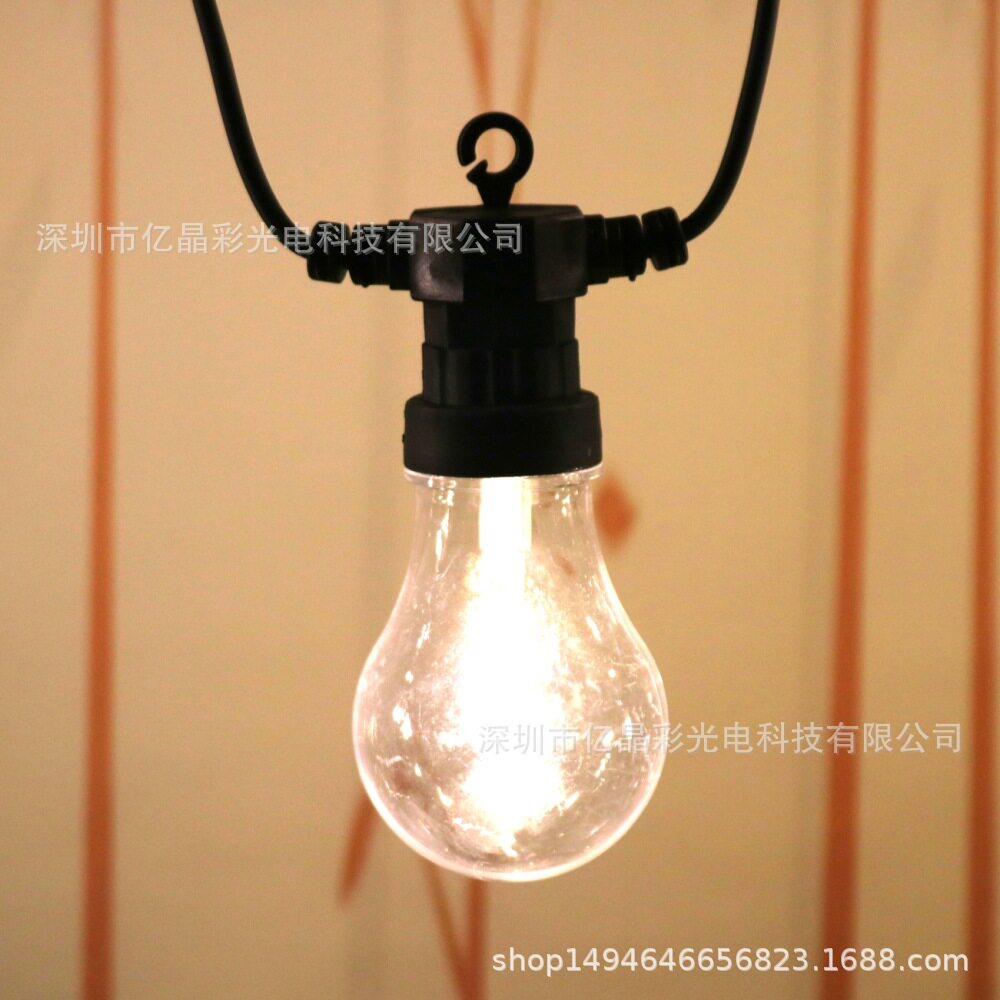 户外大灯泡 A60LED灯串节日装饰圣诞婚礼 派对家居露台草坪灯