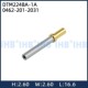 镀锡对插公母 DTM224BA 连绕 2031连接器插簧 插片 1A金0462 201