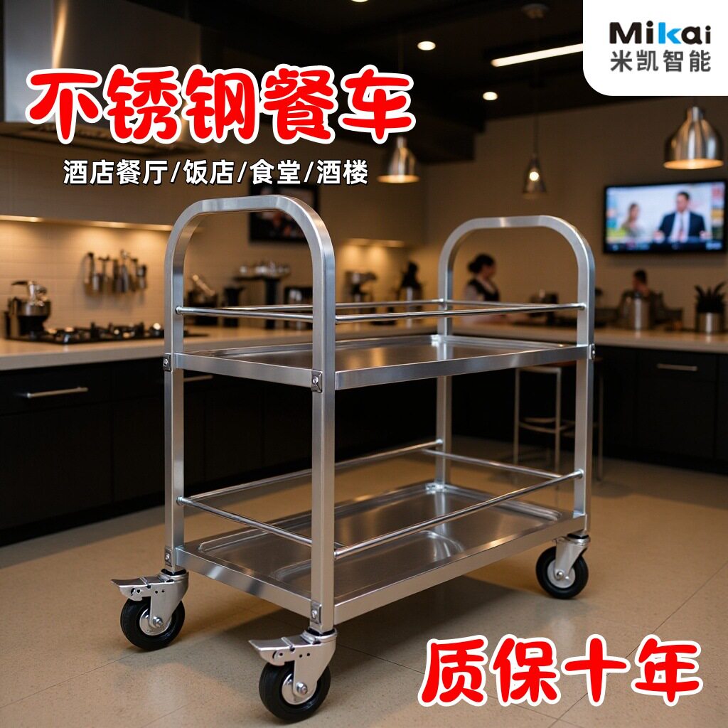 厂家直销不锈钢三层酒楼餐车